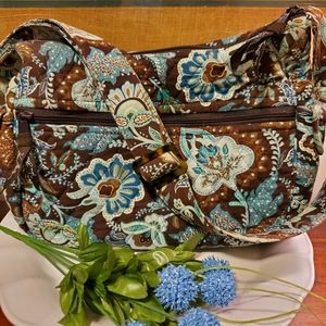 Vintage Vera Bradley Java blue shoulder bag
